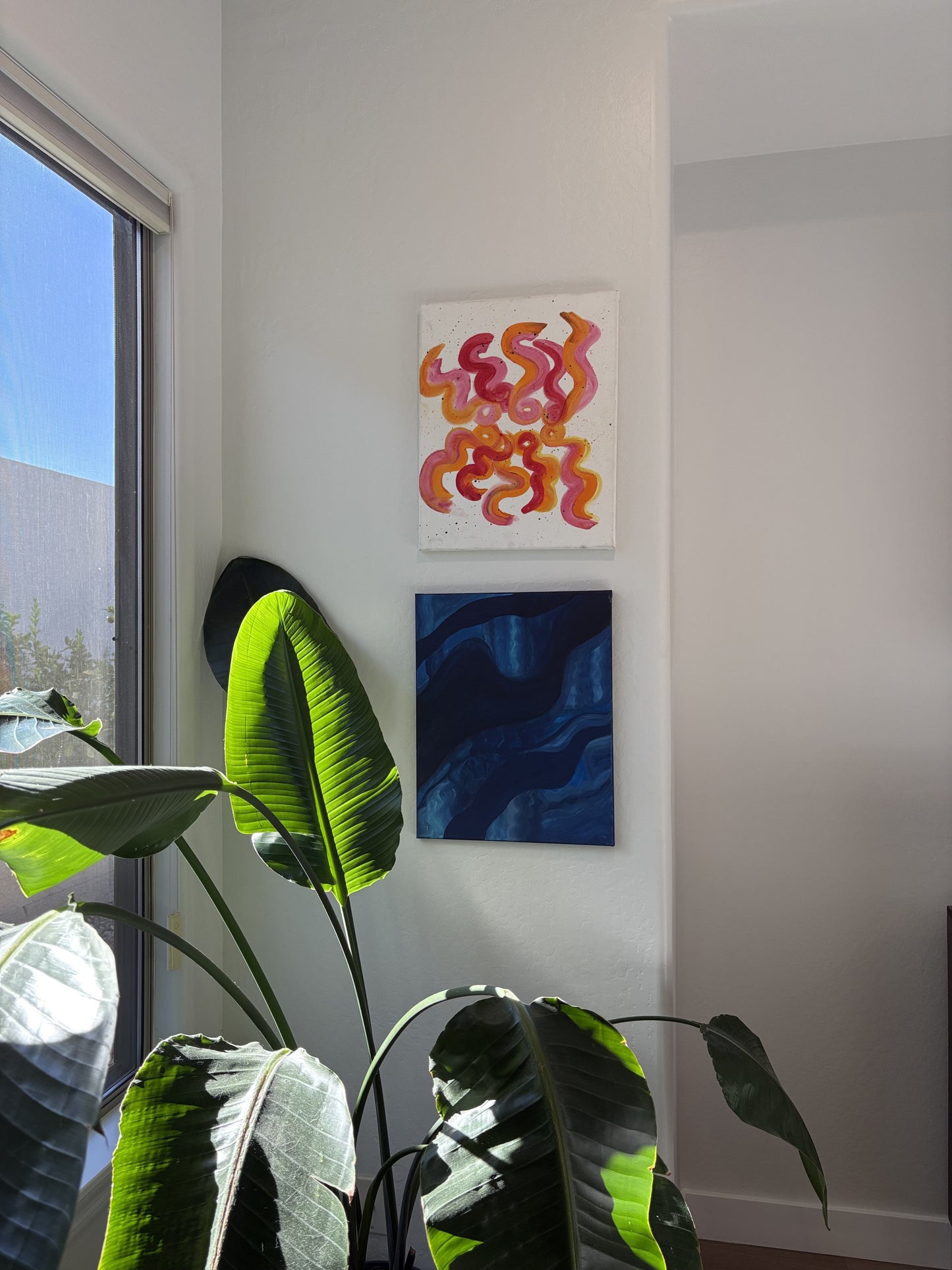Electric Waves Painting