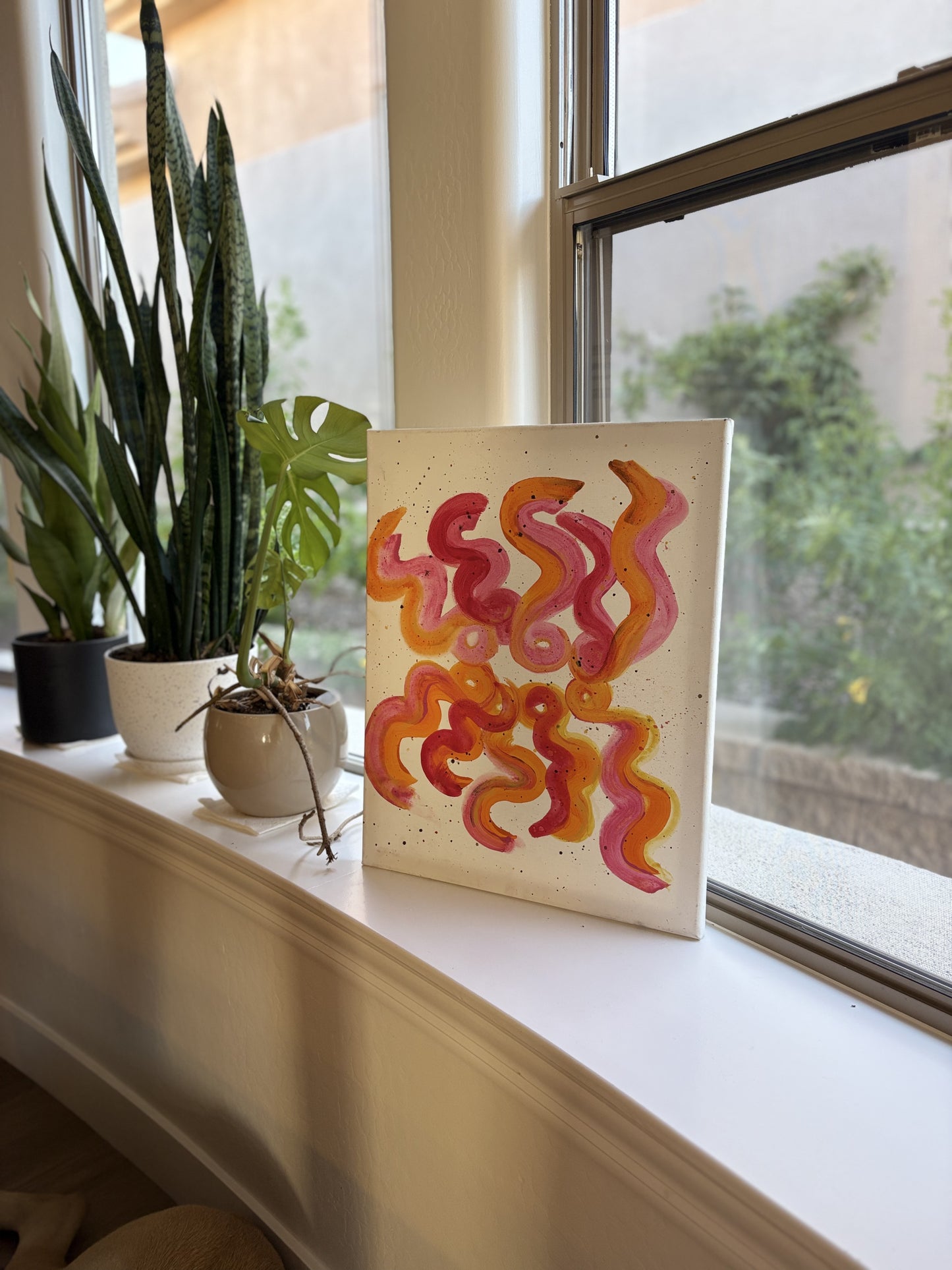 Electric Waves Painting